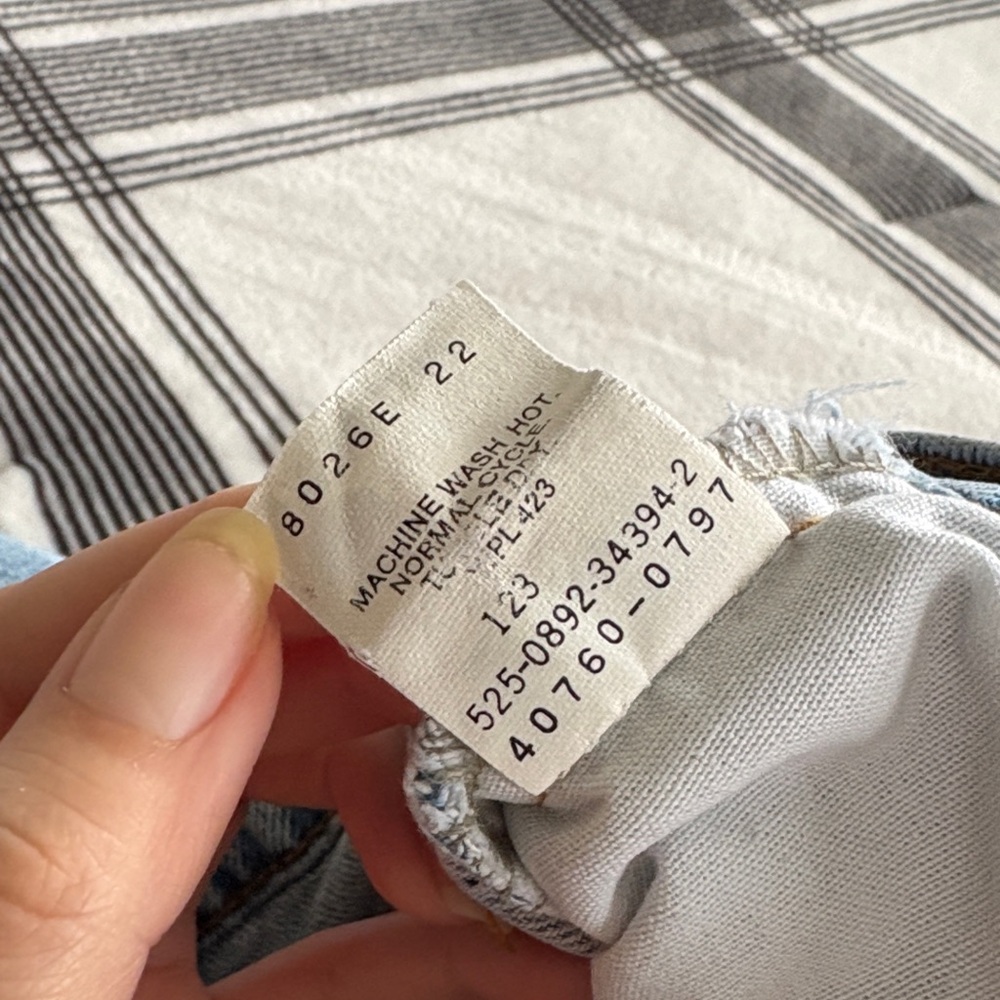 560 Student Levi Orange Tab Jeans - Picture 11 of 11